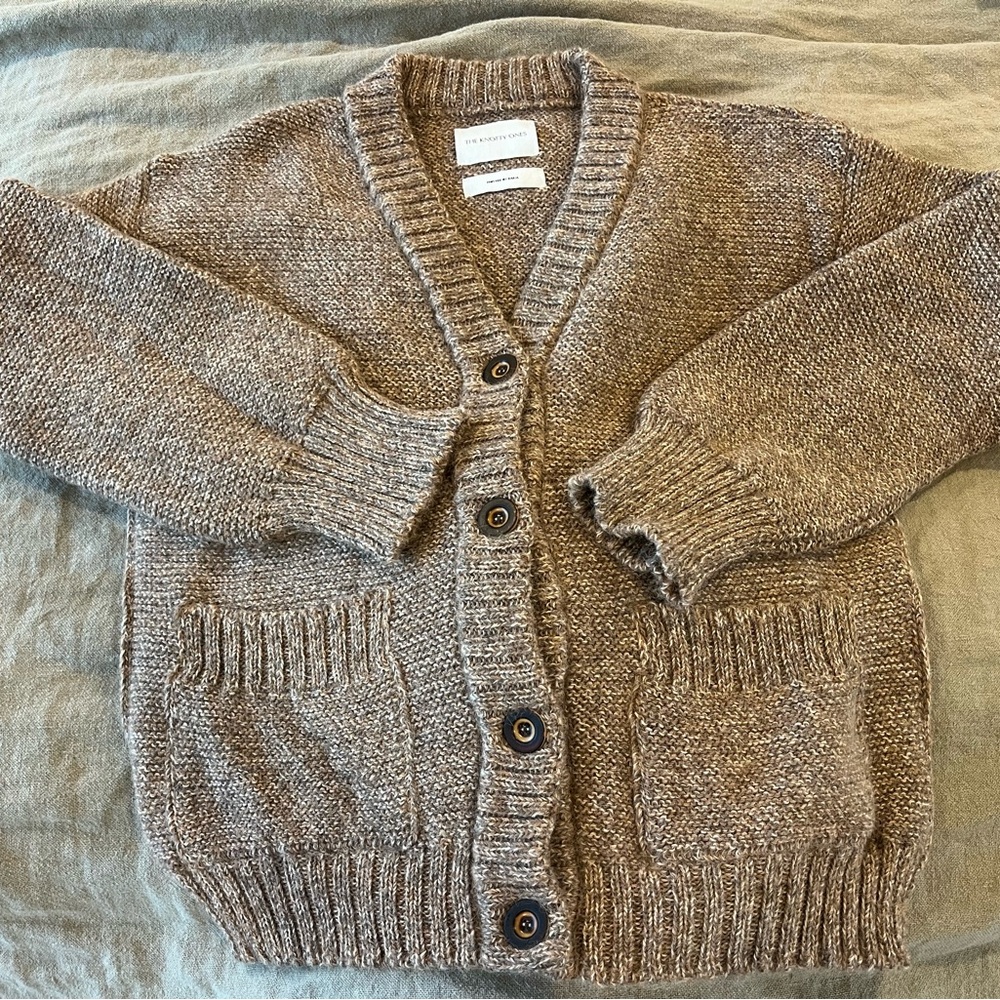 The Knotty Ones Brown Button-Up Cardigan